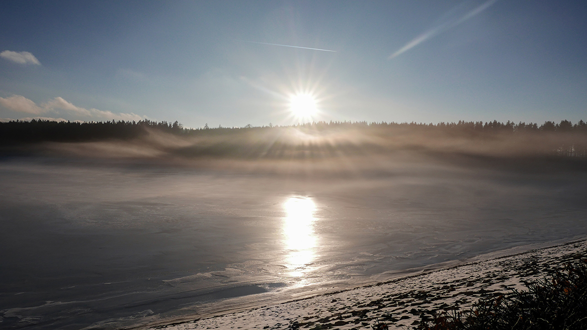 Die Talsperre in Chranzahl. Foto: Chris Bergau